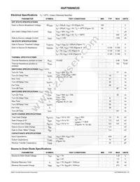 HUF76609D3ST Datasheet Page 3