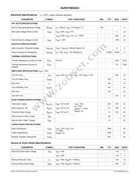 HUFA75652G3 Datasheet Page 2