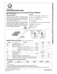 HUFA76407DK8T-F085 Datasheet Cover