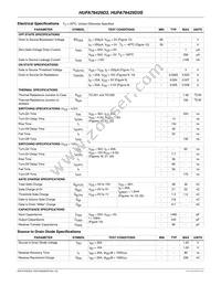 HUFA76429D3ST Datasheet Page 2