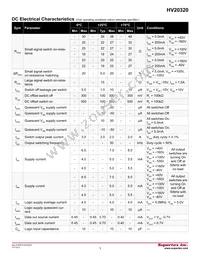 HV20320PJ-G Datasheet Page 3