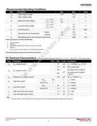 HV7022PJ-C-G Datasheet Page 3