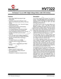 HV7322-V/AGA Datasheet Cover