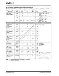 HV7322-V/AGA Datasheet Page 6