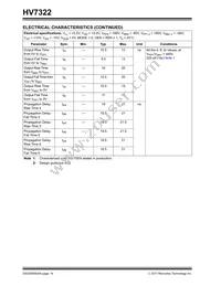 HV7322-V/AGA Datasheet Page 14