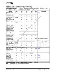 HV7322-V/AGA Datasheet Page 16