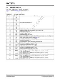 HV7355K6-G Datasheet Page 8