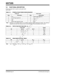 HV7355K6-G Datasheet Page 10