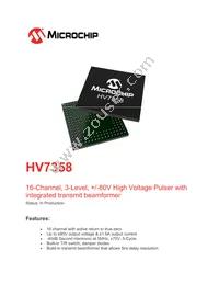 HV7358-V/AFA Datasheet Cover