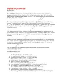 HV7358-V/AFA Datasheet Page 2