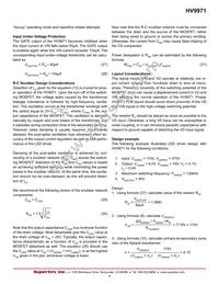 HV9971LG-G Datasheet Page 8