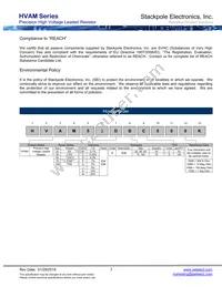 HVAM36FBC100M Datasheet Page 3