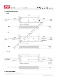 HVGC-240-3500B Datasheet Page 9