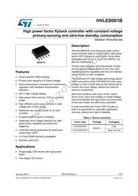 HVLED001BY Datasheet Cover