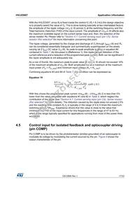 HVLED007TR Datasheet Page 17