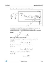 HVLED805 Datasheet Page 21