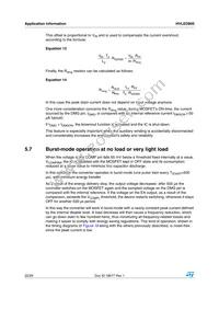 HVLED805 Datasheet Page 22