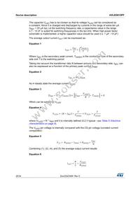 HVLED815PF Datasheet Page 20