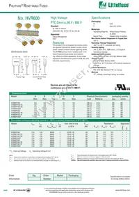 HVR600P160CFF Datasheet Cover