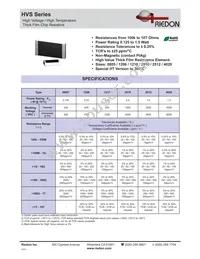 HVS2512-100GL8 Datasheet Cover