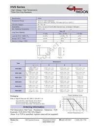 HVS2512-100GL8 Datasheet Page 2