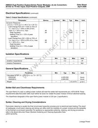 HW025FG Datasheet Page 4