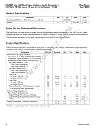 HW100F1 Datasheet Page 4