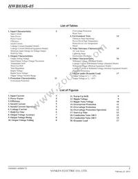 HWB030S-05-RM-C Datasheet Page 2