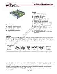 HWD075DGE-A9 Datasheet Cover