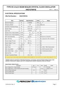 HX2127001Q Datasheet Page 3