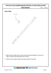 HX2127001Q Datasheet Page 7