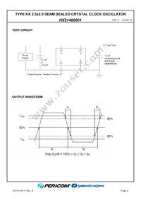 HX21480001 Datasheet Page 4