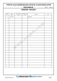 HX3124501Q Datasheet Page 2