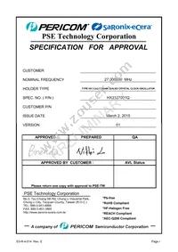 HX3127001Q Datasheet Cover