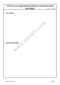 HX31330001 Datasheet Page 4