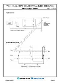 HX3212F0040.000000 Datasheet Page 4