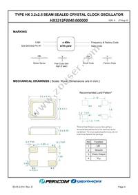 HX3212F0040.000000 Datasheet Page 6