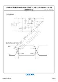 HX3425001Z Datasheet Page 4