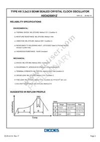 HX3425001Z Datasheet Page 5