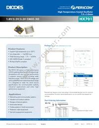 HX7013D0100.000000 Datasheet Cover