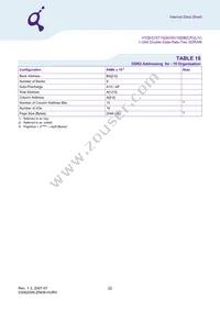 HYB18T1G800BF-3S Datasheet Page 22