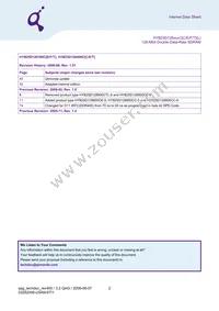 HYB25D128800CE-6 Datasheet Page 2