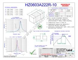 HZ0603A222R-10 Cover