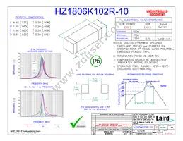 HZ1806K102R-10 Datasheet Cover