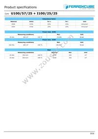 I100/25/25-3C90-/G6 Datasheet Page 2