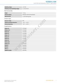 I11-S213 Datasheet Page 3