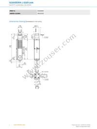 I110-E0354 Datasheet Page 4