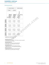 I110-E0354 Datasheet Page 6
