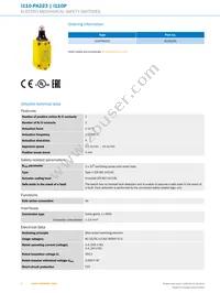 I110-PA223 Datasheet Page 2