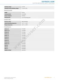 I110-RA223 Datasheet Page 3